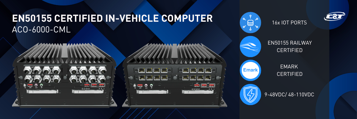 ACO-6000-CML In-Vehicle e-Mark compliant rugged computer