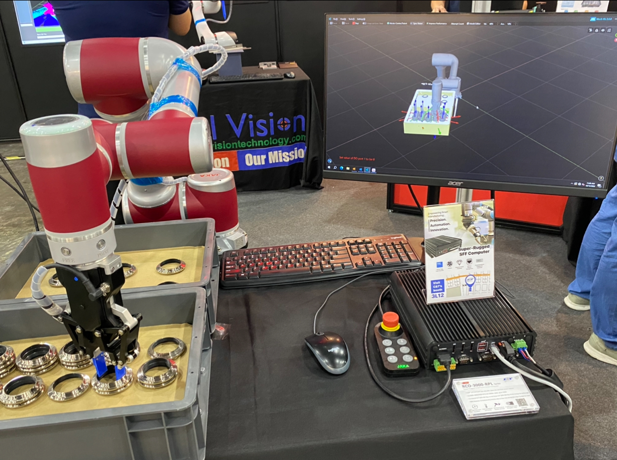 Cobot with 3D vision guided