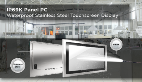 IP69K Panel PC | Waterproof Stainless-Steel Touchscreen Display