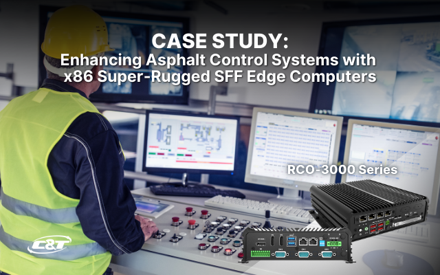 Enhancing Asphalt Control Systems with x86 Super-Rugged Edge Computers