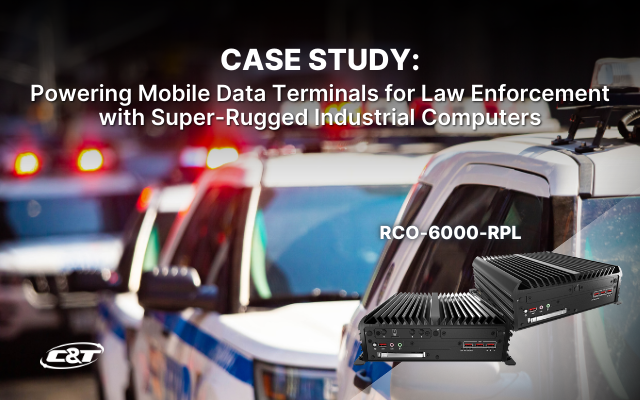 Powering Mobile Data Terminals for Law Enforcement with Super-Rugged Industrial Computers