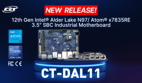 C&T Solution Launches Latest 3.5’’ SBC Industrial Motherboard for Embedded Solutions and Edge Computing